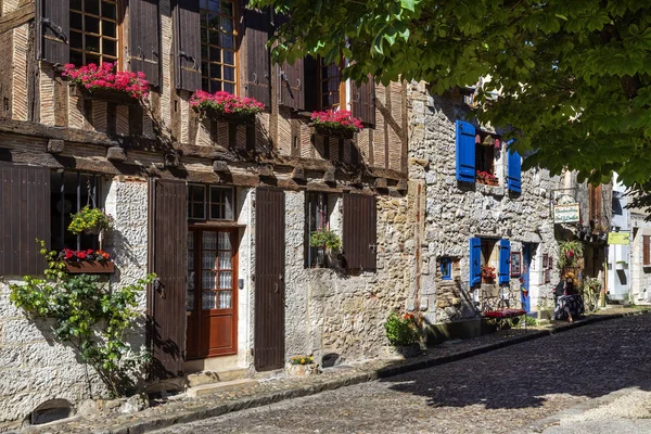 Pintorescos Edificios Antiguos Ciudad Bergerac Departamento Dordoña Nouvelle Aquitania Suroeste —  Fotos de Stock