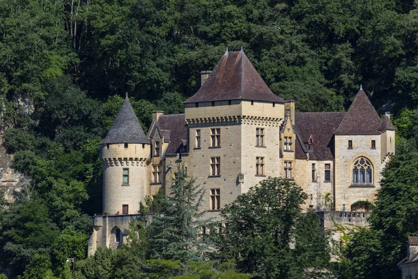 Chateau Malartrie Obci Roque Gageac Tato Vesnice Pictursque Departementu Dordogne — Stock fotografie