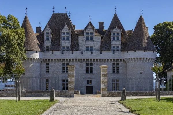 Chateau Monbazillac Vicino Alla Città Bergerac Nella Zona Della Dordogna — Foto Stock