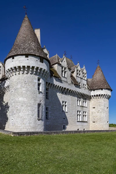 Château Monbazillac Nära Den Staden Bergerac Området Dordogne Regionen Nouvelle — Stockfoto