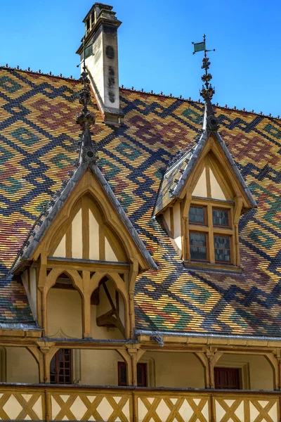 Hospices Beaune Eller Hotel Dieu Beaune Middelaldersykehus Byen Beaune Regionen – stockfoto