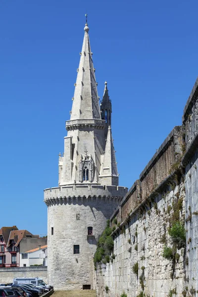 Tour Lanterne Toren Van Lantaarn Vieux Port Van Rochelle Aan — Stockfoto