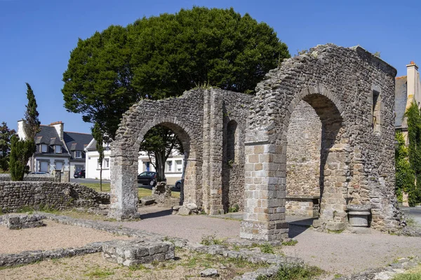 Ruinas Romanas Puerto Malo Región Bretaña Del Noroeste Francia —  Fotos de Stock