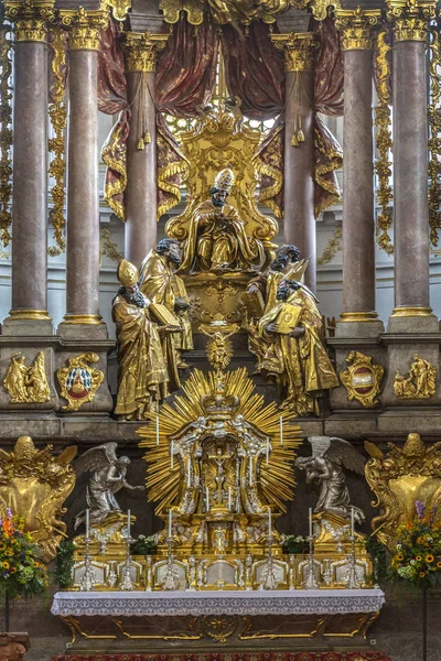 Autel Dans Église Saint Pierre Une Église Catholique Romaine Dans — Photo