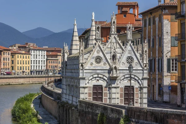 Santa Maria Della Spina Uma Pequena Igreja Cidade Italiana Pisa — Fotografia de Stock