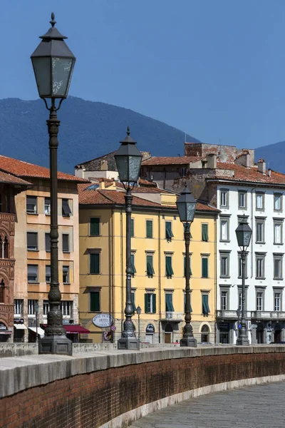 Cidade Pisa Região Toscana Centro Itália Rio Arno — Fotografia de Stock