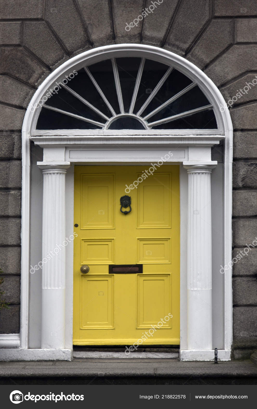 One Famous Dublin Doors Typical Design Many Front Doors Central