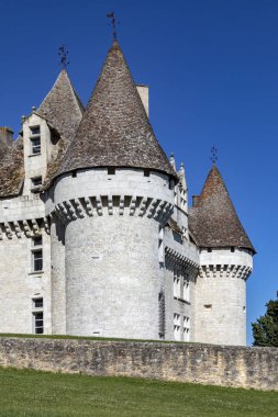 Chateau de Monbazillac Fransa'nın Nouvelle-Aquitaine bölgesinin Dordogne alanı Bergerac şehir yakınındaki. 