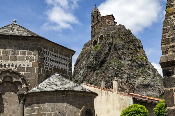 Capela Michel Daiguilhe Cidade Puy Velay Região Auvergne Rhone Alpes — Fotografia de Stock