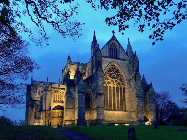 North Yorkshire İngiltere Ripon şehir katedralde Ripon.