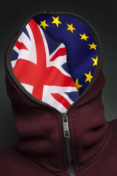 Una cabeza llena de Brexit - Desconcierto total —  Fotos de Stock