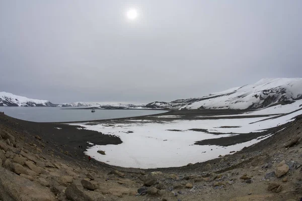 Île Trompeuse Sur Péninsule Antarctique Antarctique — Photo