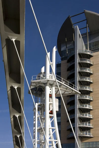 Moderne Architectuur Salford Quays Greater Manchester Engeland — Stockfoto