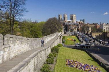 Surlar ve Kuzeydoğu İngiltere İngiltere'de York city York Minster.