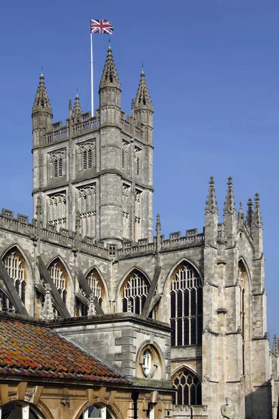 Abadia Bath Cidade Bath Somerset Sudoeste Inglaterra Bath Património Mundial — Fotografia de Stock