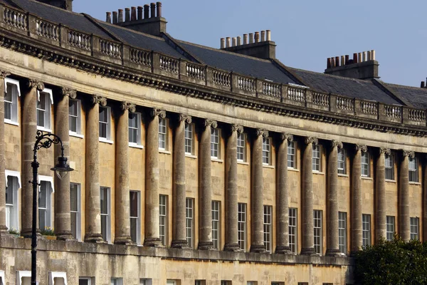 Crescent Městě Bath Somerset Jihozápadní Anglii Světového Dědictví Unesco — Stock fotografie