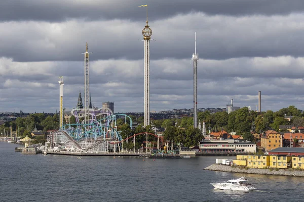 Grona Lundan Amusement Park-Stockholm-Zweden — Stockfoto