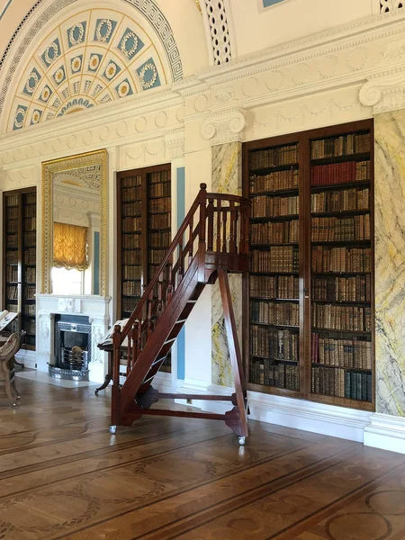 Sledmere House-gruziński wiejski dom-Yorkshire-Anglia — Zdjęcie stockowe