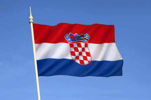 Bandeira de Croatia — Fotografia de Stock