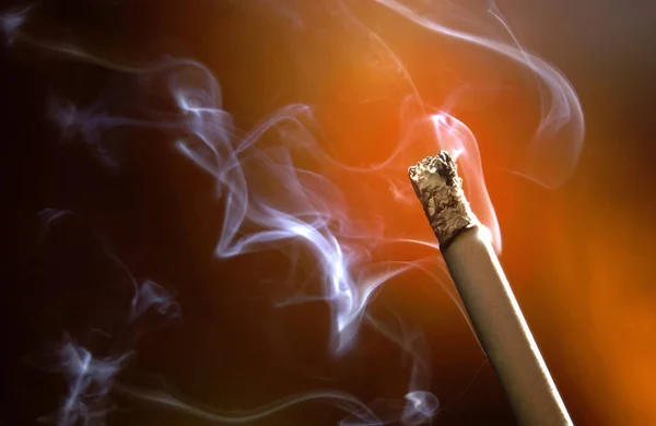 Cigarette Smoke — Stock Photo, Image