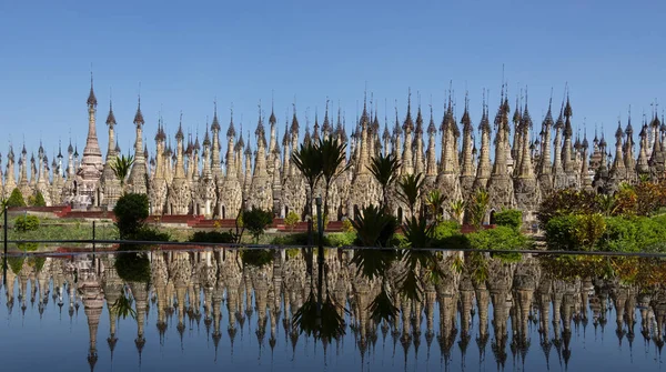 Templo budista Kakku - Estado de Shan - Myanmar — Foto de Stock