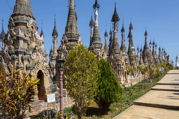 Kakku Buddhist Temple - Shan State - Myanmar — Stock Photo, Image