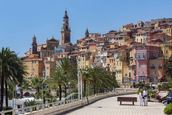 Menton - Fransız Rivierası - Güney Fransa — Stok fotoğraf