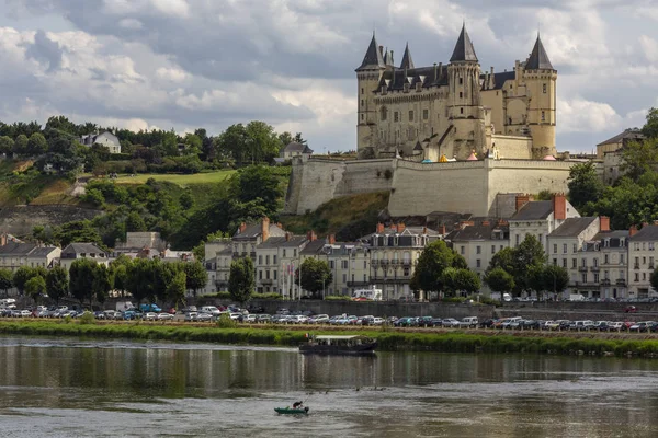 Chateau de Saumur in de Loire vallei, Frankrijk — Stockfoto