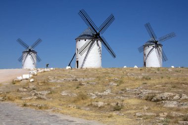 Yel değirmenleri - Campo de Criptana - La Mancha - İspanya