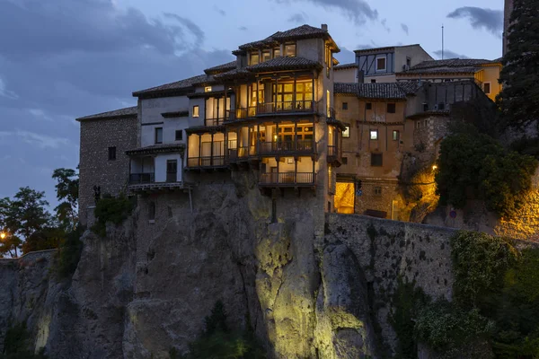 Huizen van Cuenca - La Mancha - Spanje — Stockfoto