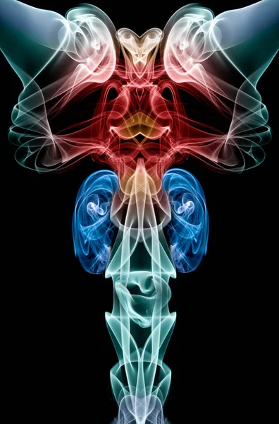 Abstract Design Made Photographing Smoke Swirls — Stock Photo, Image