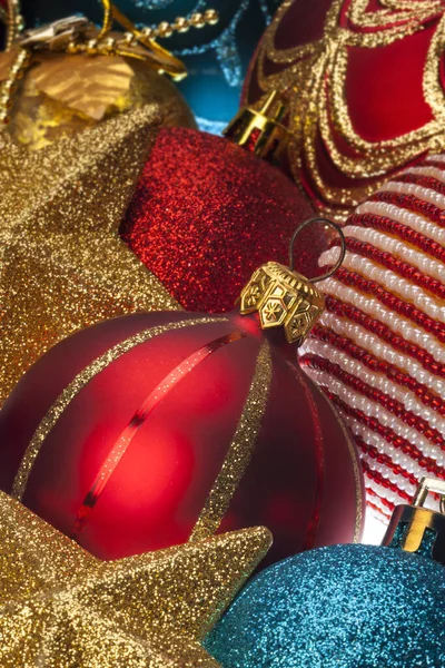 Palline Natale Decorazioni Festive — Foto Stock