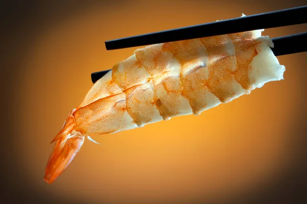 Sushi Ist Ein Japanisches Gericht Das Aus Kleinen Bällchen Oder — Stockfoto