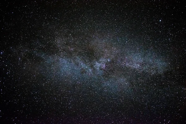 Vintergatan Natten — Stockfoto