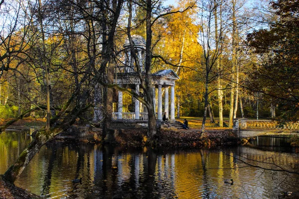 Love Islet Pavilion in Kemeri Landscape Park, latvia