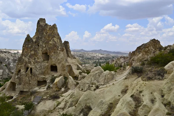 Rock Cut Kyrkor Goreme Friluftsmuseum — Stockfoto