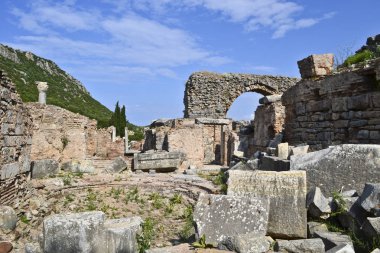 Harabeleri antik Yunan şehir Efes