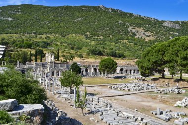 Harabeleri antik Yunan şehir Efes