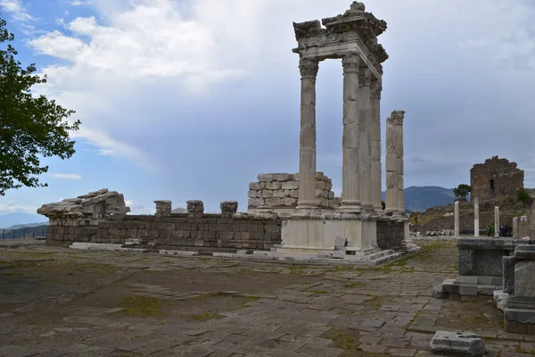 Ruïnes Van Oude Griekse Stad Pergamon — Stockfoto