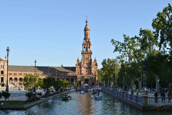 Španělsko Náměstí Plaza Španělska Seville Španělsko — Stock fotografie