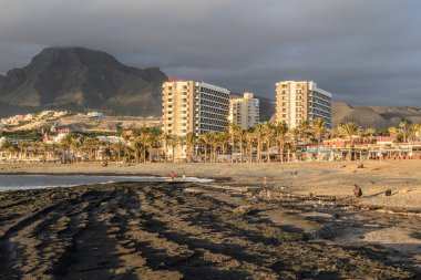 Okyanus Sahil resort Playa de Las Americas, Tenerife Adası, Kanarya Adaları, İspanya - 04/11/2018