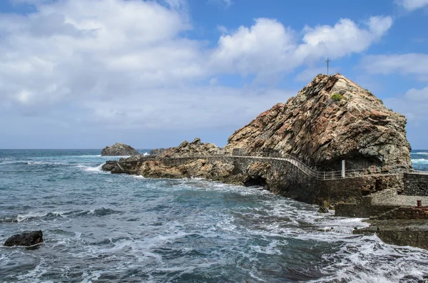 Stock image A view of Roque de las bodegas beach, Tenerife, Canary Islands