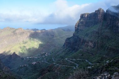 Yol masca, Tenerife, Kanarya Adaları, İspanya köye lider sarma