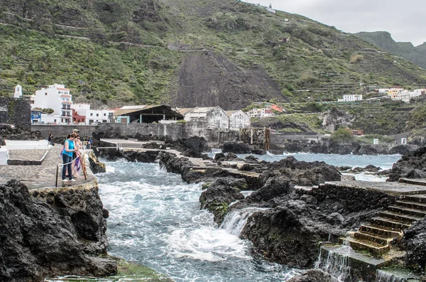 View Garachico Pools Garachico Tenerife Canary Islands Spain Royalty Free Stock Photos