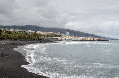 Playa jardin, Puertodela Cruz, Tenerife, Kanarya Adaları, İspanya