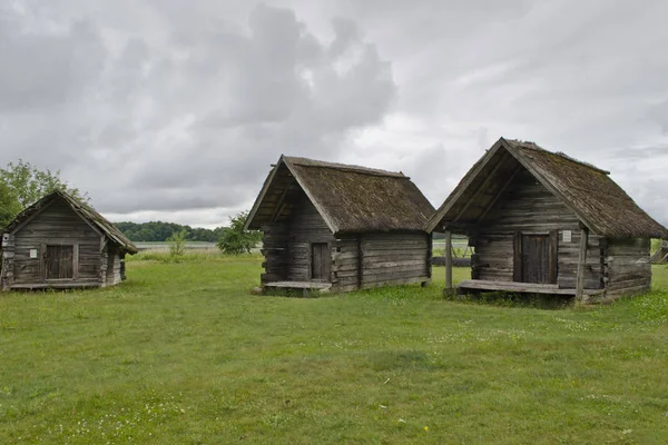 ラトビアの木造住宅 — ストック写真