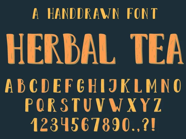 Handdrawn Μελανώδης Sans Serif Αλφάβητο Ψηλός Και Λεπτός Κεφαλαία Και Royalty Free Εικονογραφήσεις Αρχείου