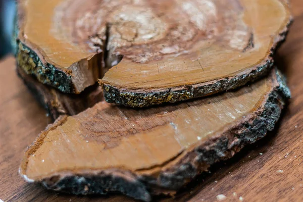 Baumhintergrund Verwitterung Eines Baumes Aus Nächster Nähe — Stockfoto