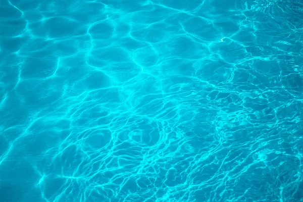 Επιφάνεια Του Μπλε Πισίνα Φόντο Του Νερού Στην Πισίνα Κυματισμός — Φωτογραφία Αρχείου
