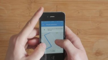 GPS navigasyon Google Maps tarama